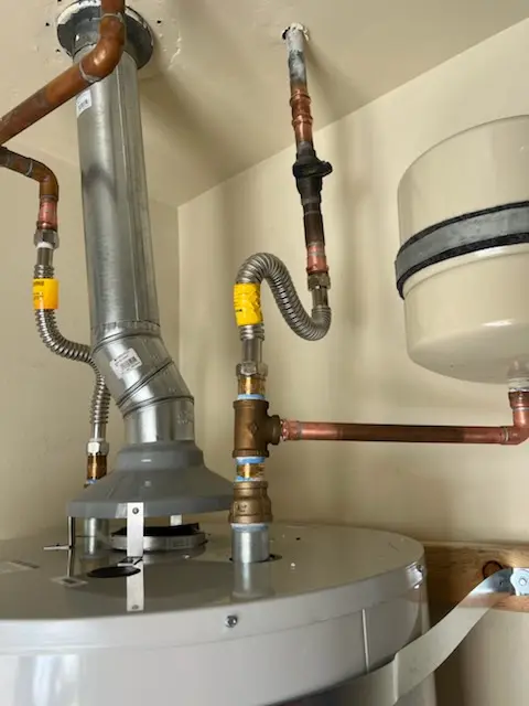Water heater installation and plumbing repair in Elizabeth